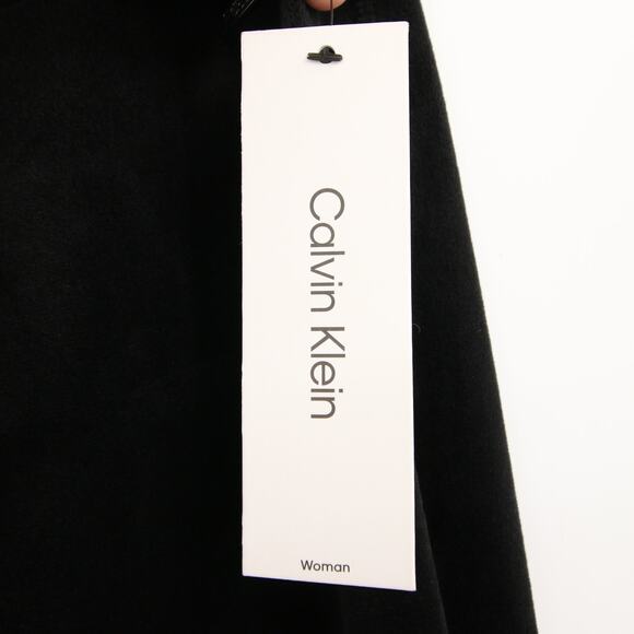 Calvin Klein Sweatpants Black Velvet Velour Super Soft Pull On Elastic Waist 1X - Picture 9 of 13